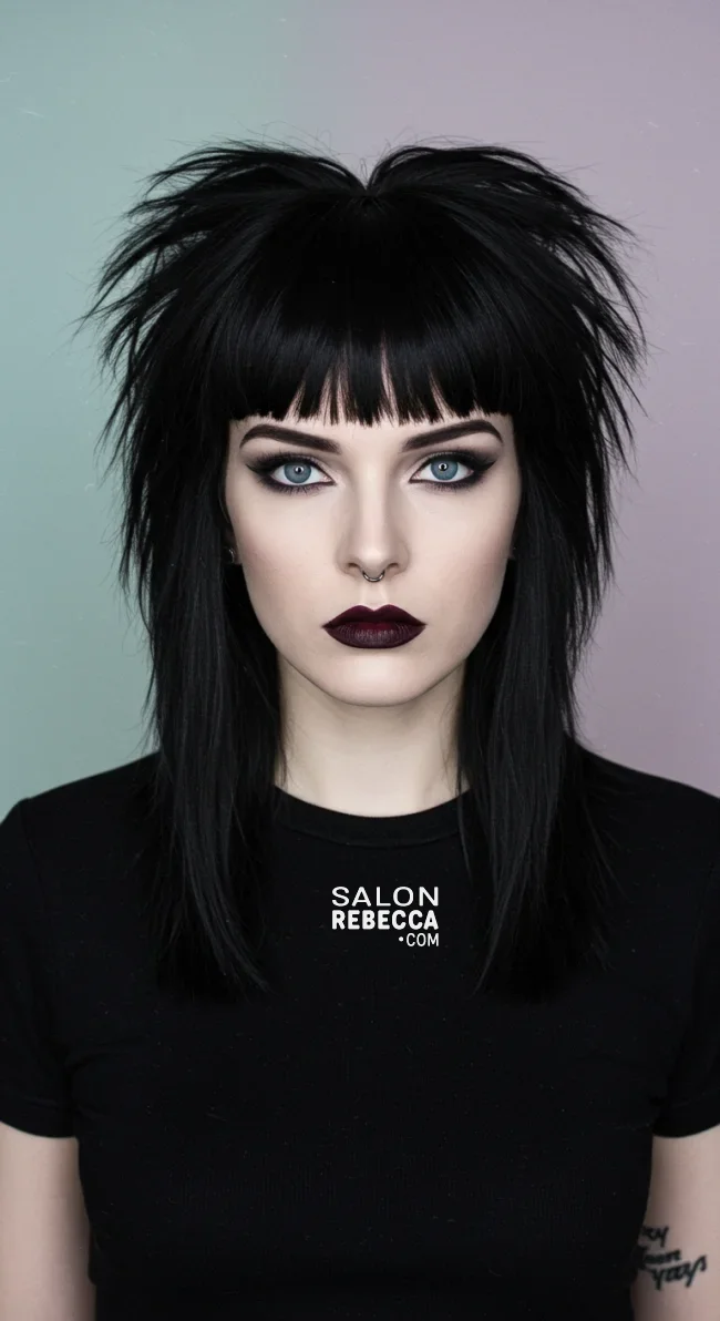 9. Blunt Wolf Cut | Most Beautiful Wolf Cut Hairstyles For This Winter