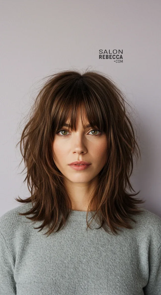 1. Classic Wolf Cut | Most Beautiful Wolf Cut Hairstyles For This Winter