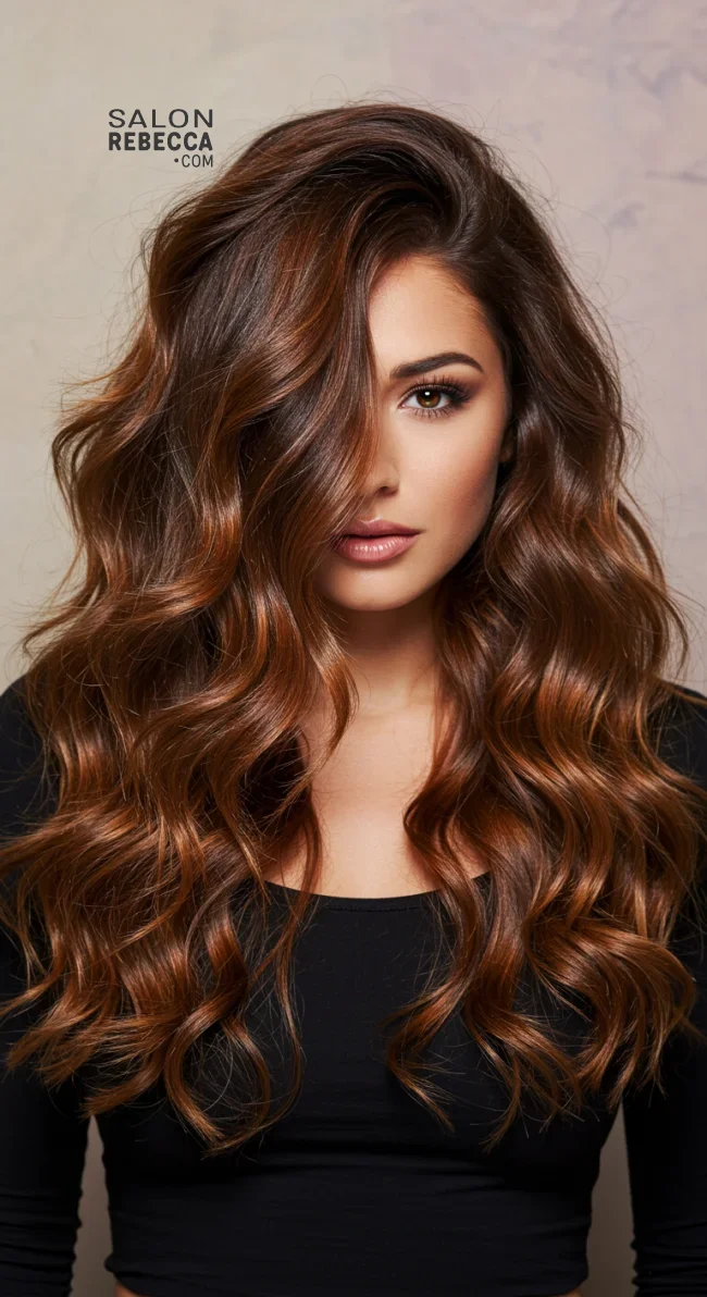 10. Balayage with Side-Swept Curls | Trendy Hairstyles With Balayage - Brighten Your Look