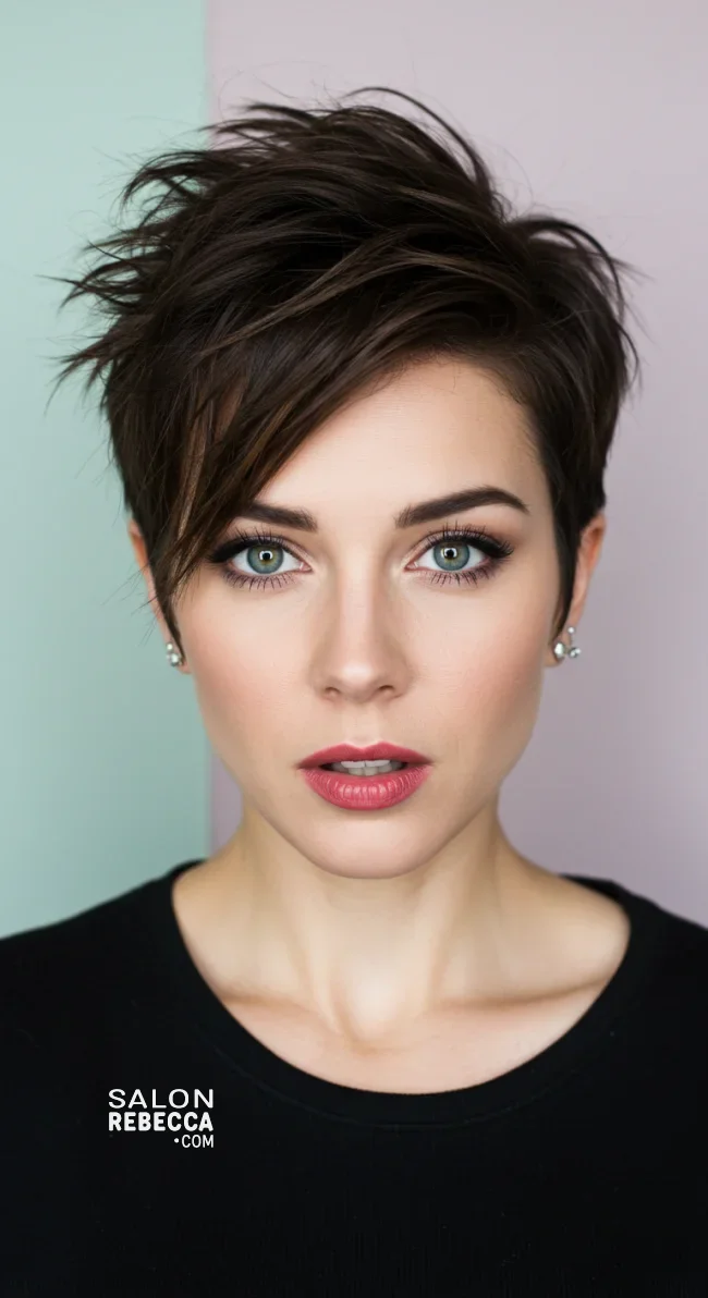 11. Choppy Pixie Cut | Top Hairstyles For Square Face Shape - Flattering Styles