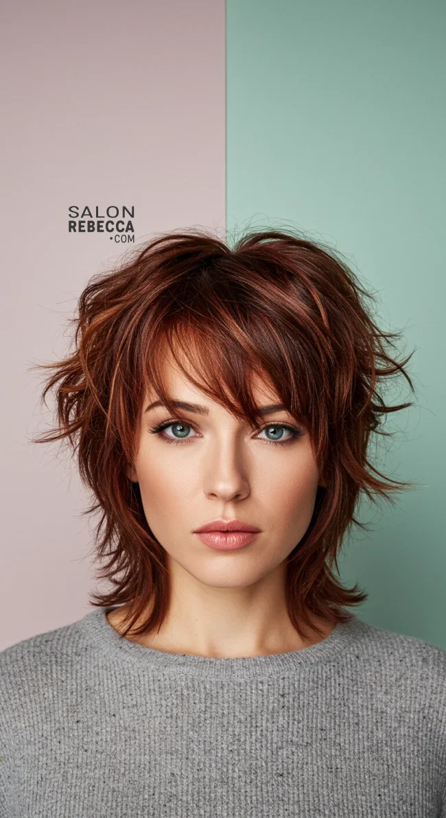 13. Shoulder-Length Shag Cut | Top Hairstyles For Square Face Shape - Flattering Styles