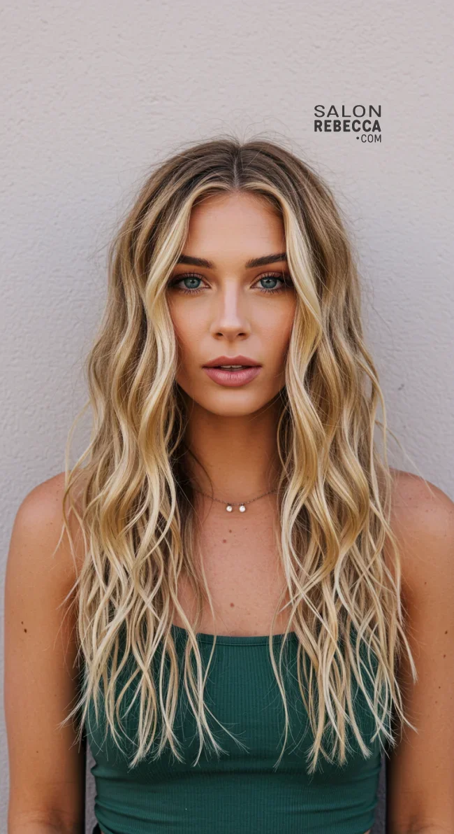 15. Tousled Beach Waves | Top Hairstyles For Square Face Shape - Flattering Styles