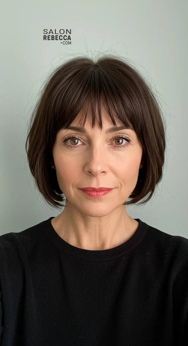 5. Classic French Bob | Elegant Hairstyles For Women Over 60 With Fine Hair