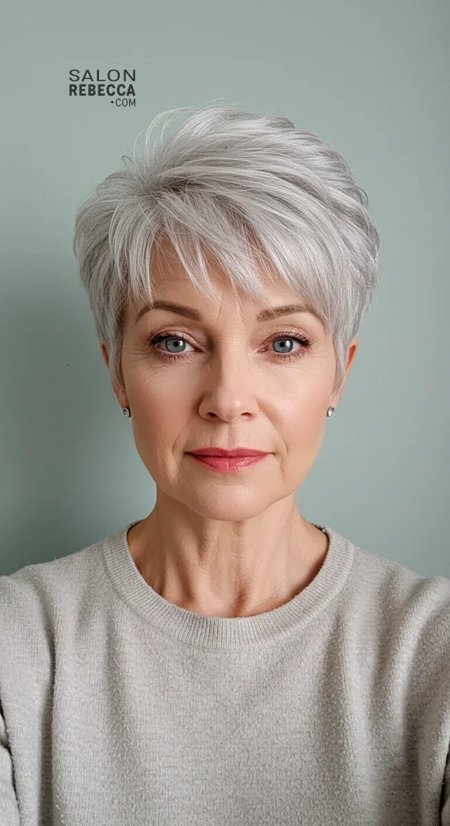 3. Soft Pixie Cut | Elegant Hairstyles For Women Over 60 With Fine Hair