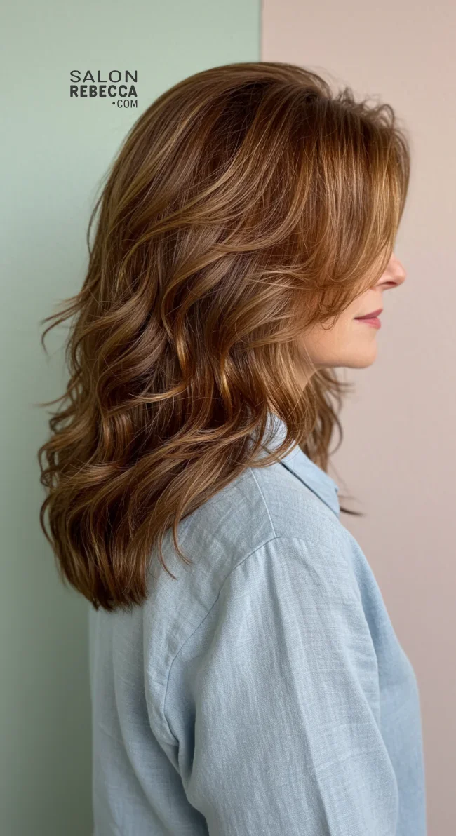 4. Graceful Long Layers | Trendy And Age-Defying Hairstyles For Older Women