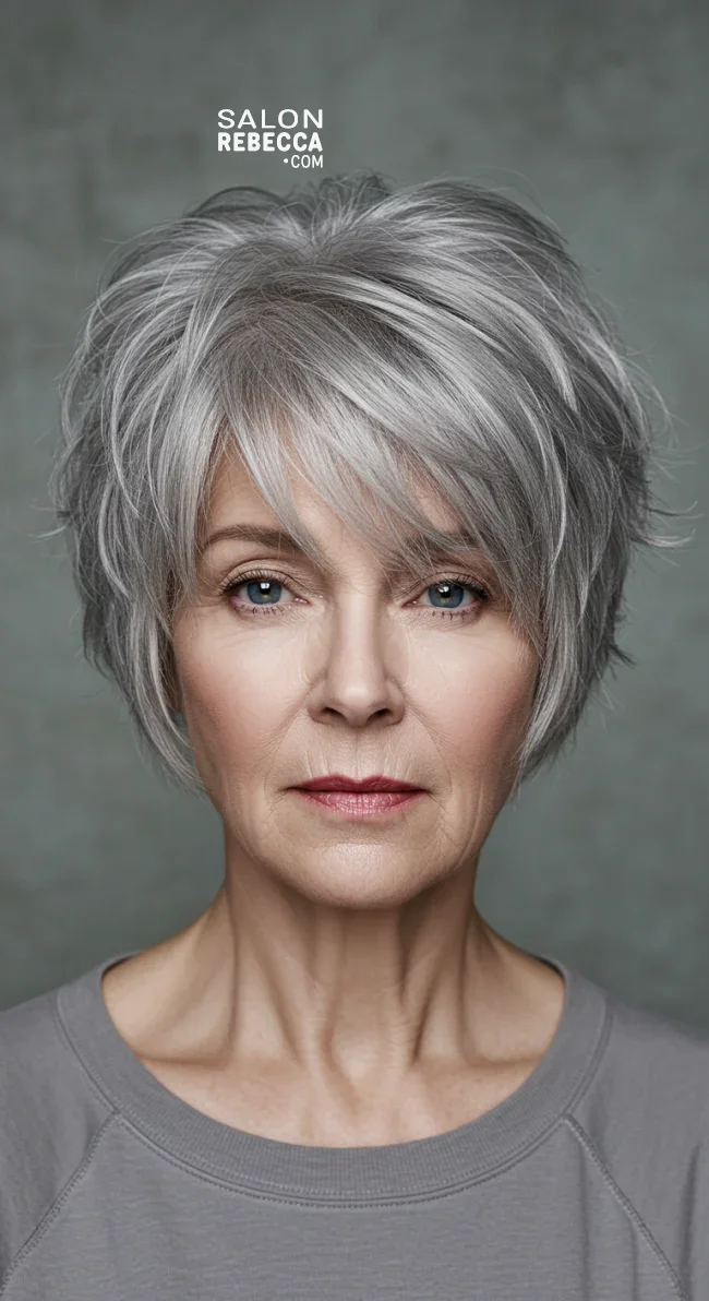 7. Modern Shag | Trendy And Age-Defying Hairstyles For Older Women