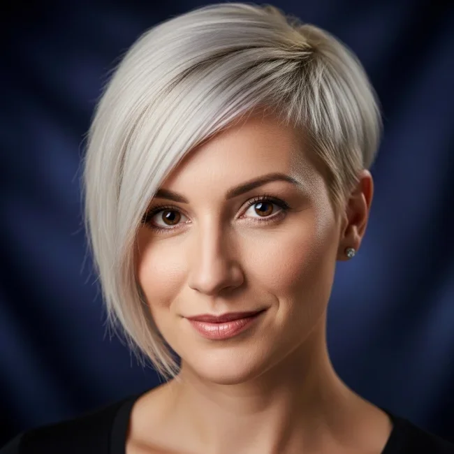 10. Asymmetrical Long Pixie | 10 Hottest Short Haircuts For Women In 2026