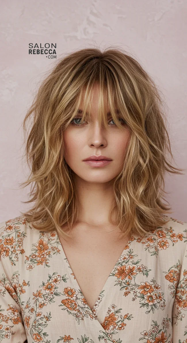 4. Wavy Shoulder-Length Shag | 15 Shag Haircut Ideas For A Fresh New Look