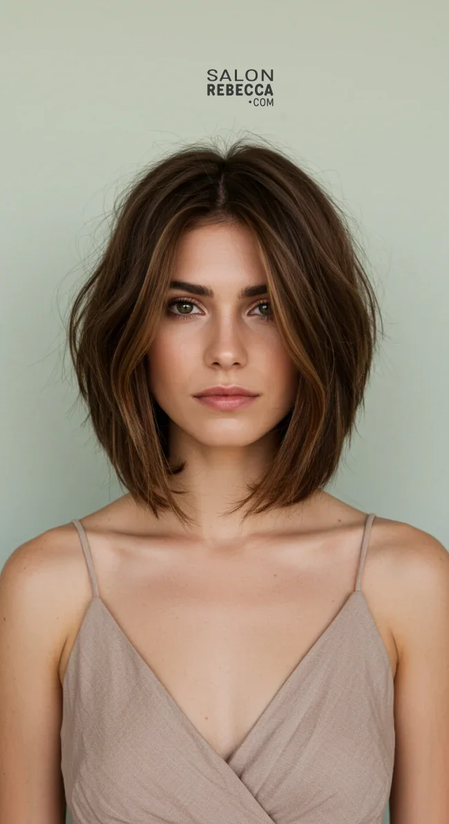 13. Textured Lob Shag | 15 Shag Haircut Ideas For A Fresh New Look