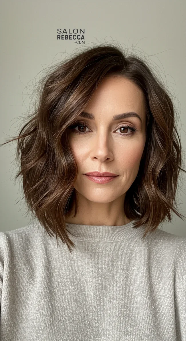 3. Shoulder-Length Waves | Youthful Looks: Trendy Hairstyles For Over 50