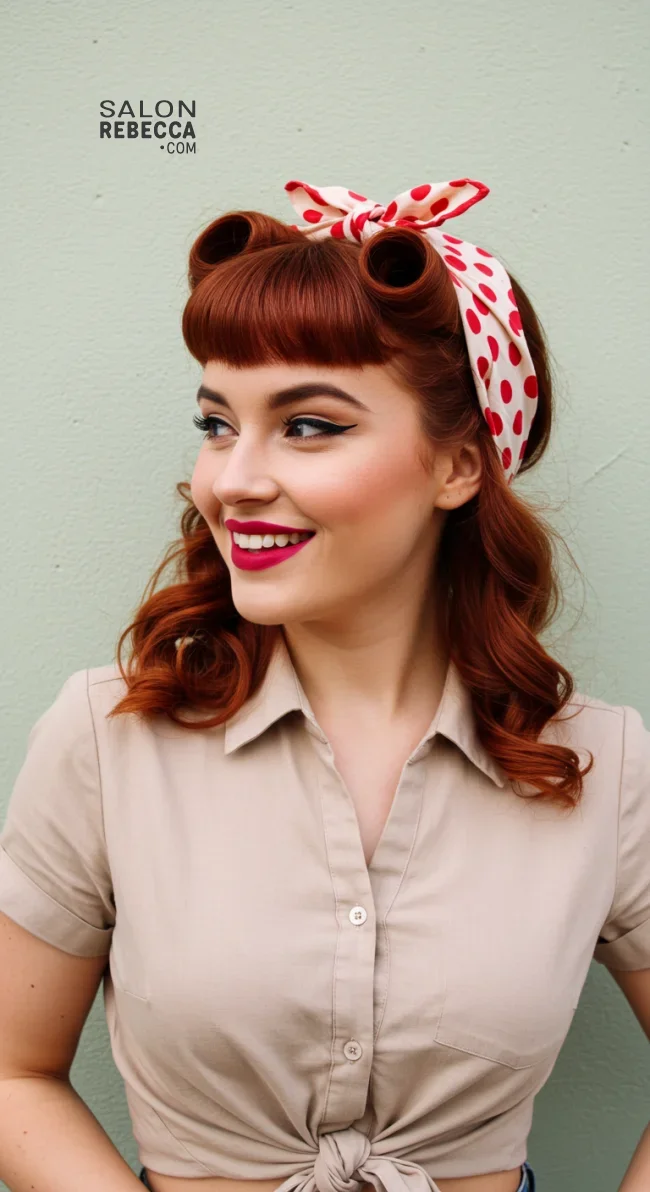 13. Rolled Bangs | Timeless Elegance: Unveiling The Allure Of Vintage Hairstyles